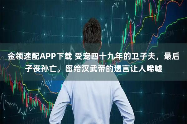 金领速配APP下载 受宠四十九年的卫子夫，最后子丧孙亡，留给汉武帝的遗言让人唏嘘